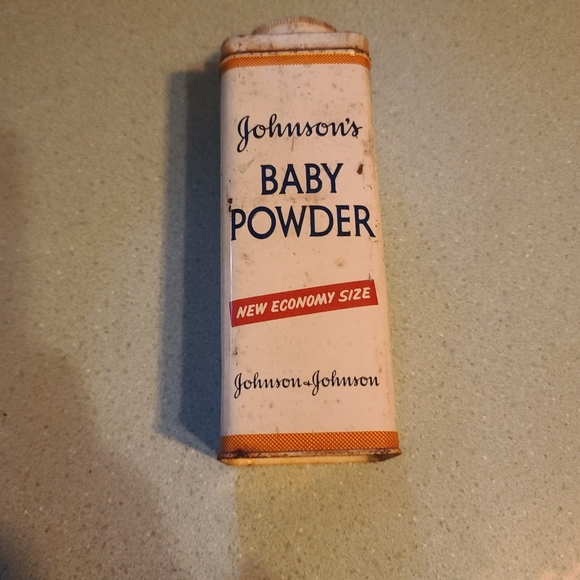 VINTAGE Johnson’s Baby Powder 12 1/2 oz Litho J&J Advertising Tin - Picture 4 of 8